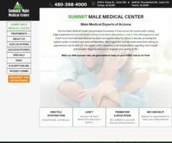 Summitmalemedical.com(Men's Health Experts) Screenshot