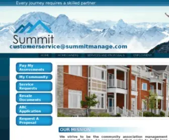 Summitmanage.com(Our Management) Screenshot