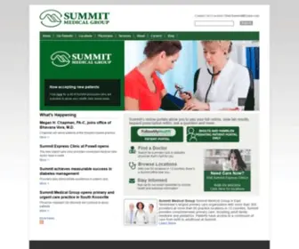 Summitmedical.com(Summit Medical Group) Screenshot