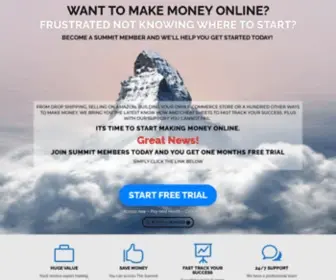 Summitmembers.com(Making Money Online) Screenshot