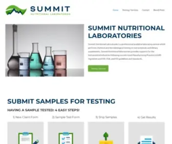 Summitnutritional.com(Summit Nutritional Labs) Screenshot