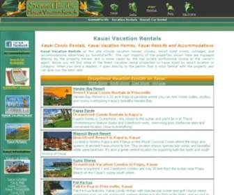 Summitpacificinc.com(Kauai Vacation Rentals) Screenshot