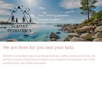 Summitpediatricsreno.com(Summit Pediatrics) Screenshot