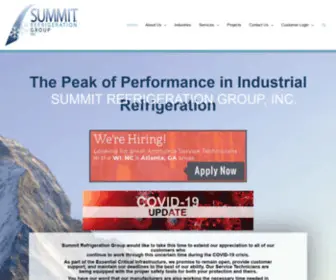 Summitrefrig.com(Summit Refrigeration Group Industrial Ammonia Refrigeration Contractor) Screenshot