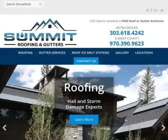 Summitroofingandgutters.com(Commercial Gutters Denver Colorado) Screenshot