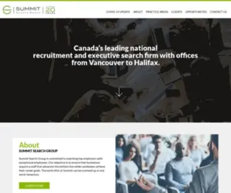 Summitsearchgroup.com(National Recruiting Agency) Screenshot