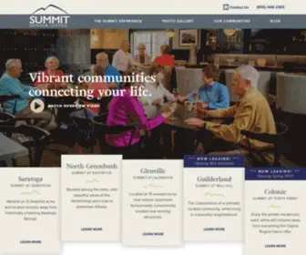 Summitseniorlife.com(Summit Senior Independent Living Communities in New York) Screenshot