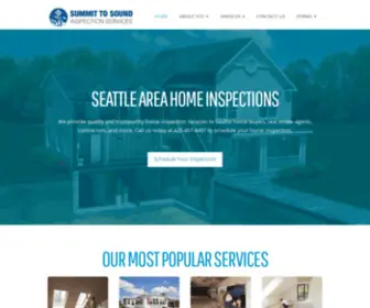 Summittosound.com(Summit to Sound Inspections) Screenshot