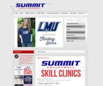 Summitvolleyball.com(Summit Volleyball) Screenshot