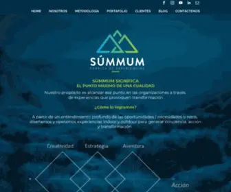 Summum.com.co(Súmmum Fábrica de Experiencias) Screenshot