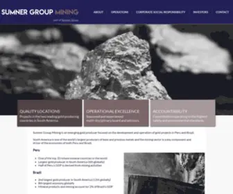 Sumnergroupmining.com(Sumner Group Mining) Screenshot