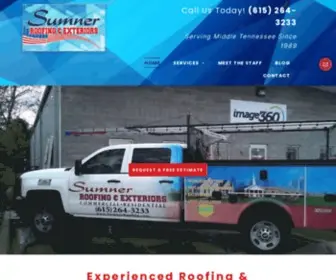 Sumnerroofing.com(Roofing Company) Screenshot