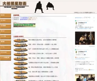 Sumo-Hositori.com(大相撲星取表) Screenshot