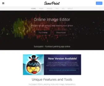 Sumopaint.com(Online Image Editor) Screenshot
