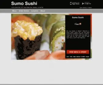 Sumosushialbany.com(Sumo Sushi Albany) Screenshot