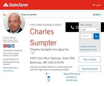 Sumpterinsurance.com(State Farm Insurance Agent Charles Sumpter in Bethesda MD) Screenshot