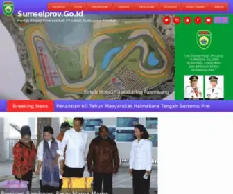Sumselprov.go.id(Pemerintah Provinsi Sumatera Selatan) Screenshot