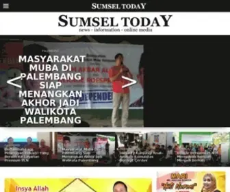 Sumseltoday.com(Merupakan Situs yang Menyajikan Berita dan Informasi Online Untuk Masyarakat Sumsel) Screenshot