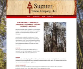 Sumtertimber.com(Sumter Timber) Screenshot