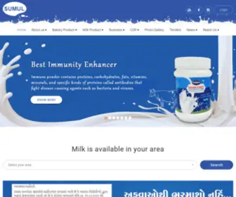 Sumul.coop(Milk & milk products manufacturer & supplier company in Surat) Screenshot