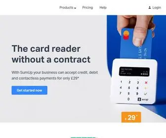 Sumup.co.uk(Explore our card readers and payment solutions) Screenshot