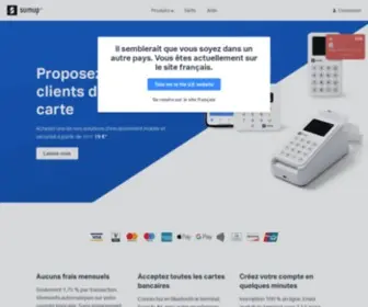 Sumup.fr(Terminaux de paiement adaptés à votre activité) Screenshot