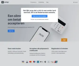 Sumup.nl(Start met mobiel pinnen met de mobiele pinautomaat van SumUp) Screenshot