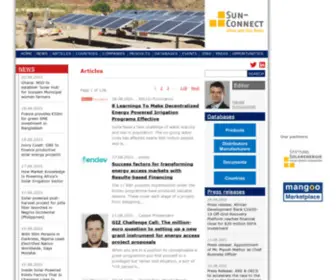 Sun-Connect.org(Leading News Platform for Decentralized Solar Energy in Africa and Asia) Screenshot