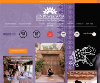 Sun-Power-Yoga.co.uk(SUN POWER YOGA) Screenshot