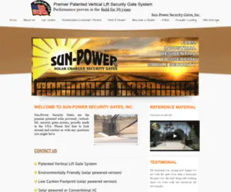 Sun-Power.com(Sun-Power Security Gates, Inc) Screenshot