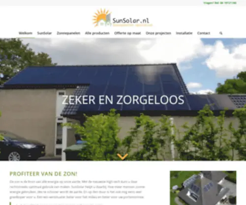 Sun-Solar.nl(Zonnepanelen een goede investering) Screenshot