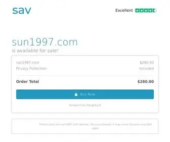 Sun1997.com(The premium domain name) Screenshot