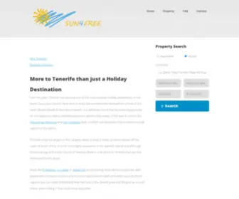 Sun4Free.com(Tenerife Holidays) Screenshot