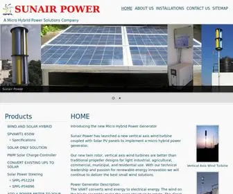 Sunairpower.co.in(Sunair Power) Screenshot