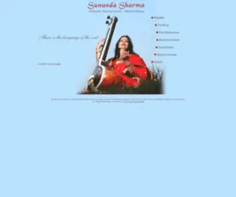 Sunandasharma.com(Classical Vocalist) Screenshot