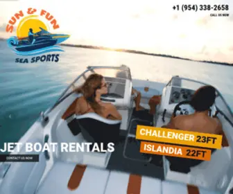 Sunandfunseasports.com(Sun & Fun Sea Sports) Screenshot