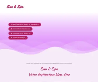 Sunandspa.fr(Sunandspa) Screenshot