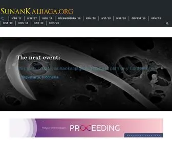 Sunankalijaga.org(Academic Event Organizer) Screenshot