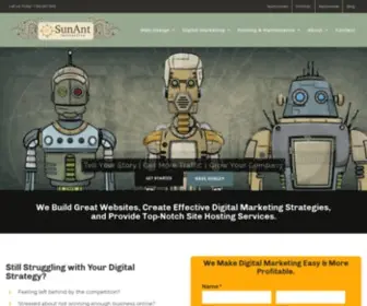 Sunant.com(Milwaukee Web Design & SEO Company) Screenshot