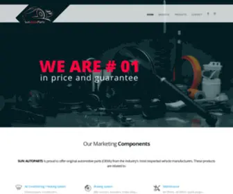 Sunautopart.com(We are distributors of Ford) Screenshot