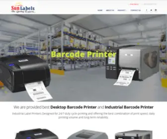 Sunbarcode.com(Sun Labels) Screenshot