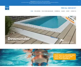 Sunbather.com.au(Sunbather Solar Pool Heating & Pool covers) Screenshot