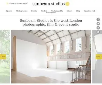 Sunbeamstudios.com(Sunbeam Studios is the west London photographic) Screenshot