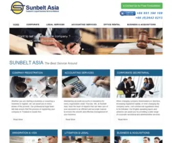 Sunbeltasia.com(Professional Legal & Business Services in Bangkok) Screenshot