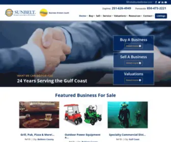 Sunbeltbroker.com(Business Brokers South) Screenshot