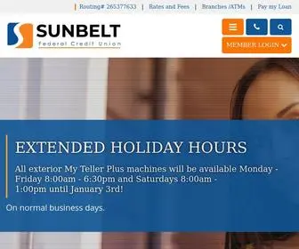 Sunbeltfcu.org(Sunbelt FCU) Screenshot