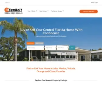 Sunbelthomesales.com(Top Rated Mobile Home Buying And Selling) Screenshot