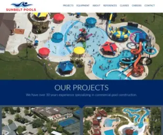 Sunbeltpools.com(Sunbelt pools) Screenshot