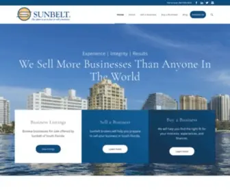 Sunbeltsfl.com(Business Broker South Florida) Screenshot