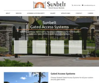 Sunbeltsys.com(Sunbelt Gated Access Systems) Screenshot